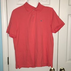 Vineyard Vines Men’s Salmon Slim Fit Polo